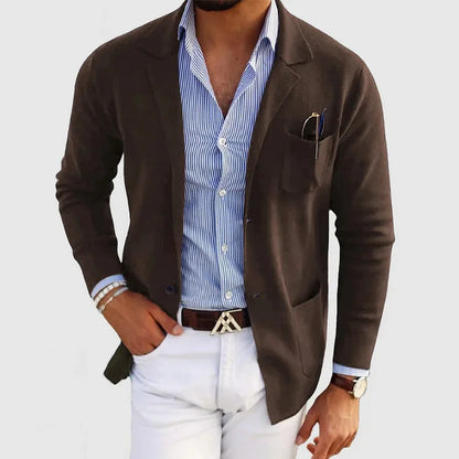 Nico – Elegant men’s blazer with lapel and buttons