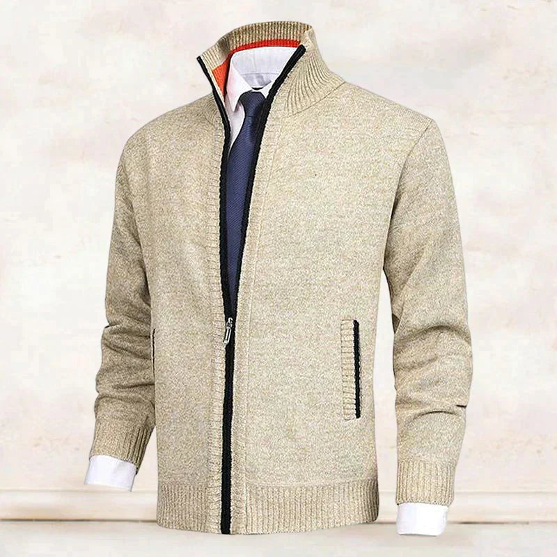 Saber – High-collar cardigan