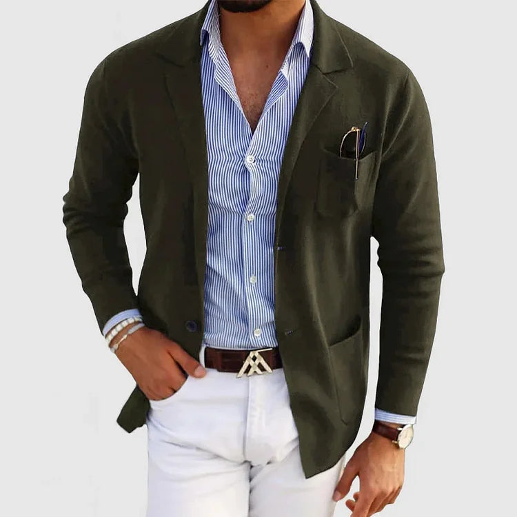 Nico – Elegant men’s blazer with lapel and buttons