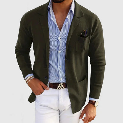 Nico – Elegant men’s blazer with lapel and buttons