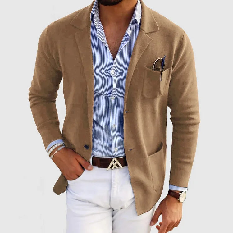Nico – Elegant men’s blazer with lapel and buttons