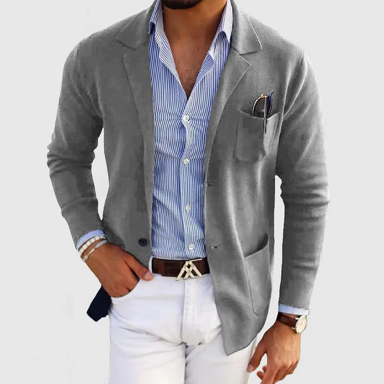 Nico – Elegant men’s blazer with lapel and buttons