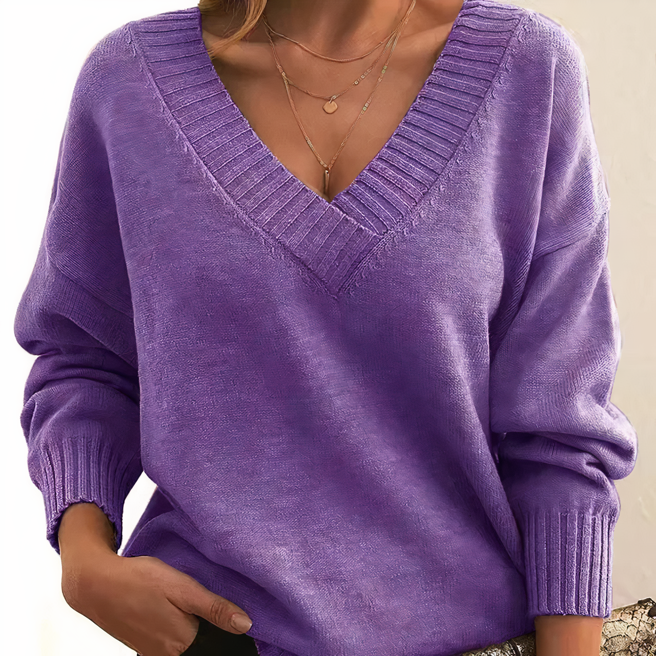 Autumn – Elegant cashmere sweater