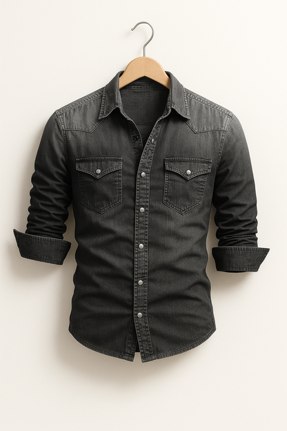 Maxime – Relaxed denim shirt for men