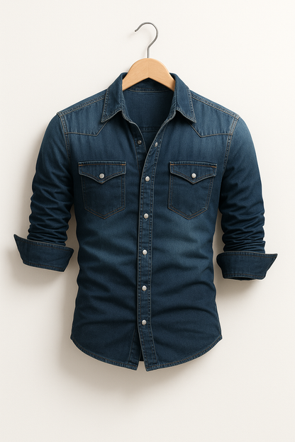 Maxime – Relaxed denim shirt for men