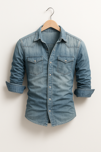 Maxime – Relaxed denim shirt for men