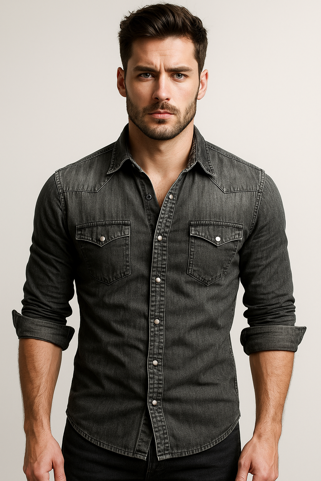 Maxime – Relaxed denim shirt for men