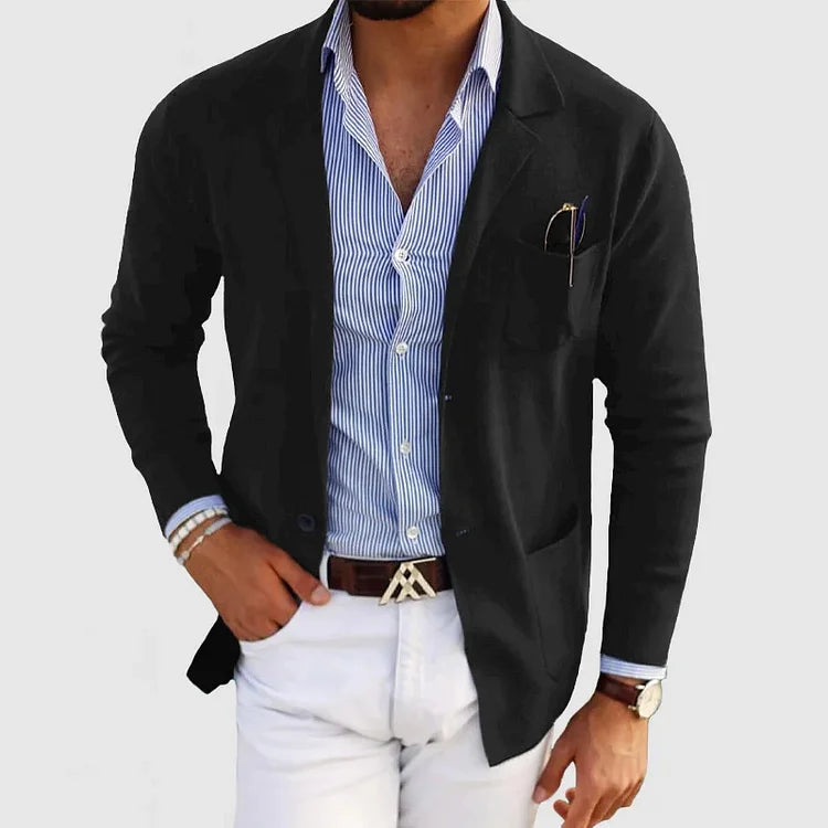 Nico – Elegant men’s blazer with lapel and buttons
