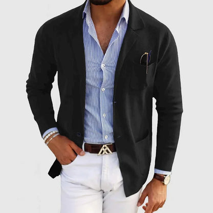 Nico – Elegant men’s blazer with lapel and buttons